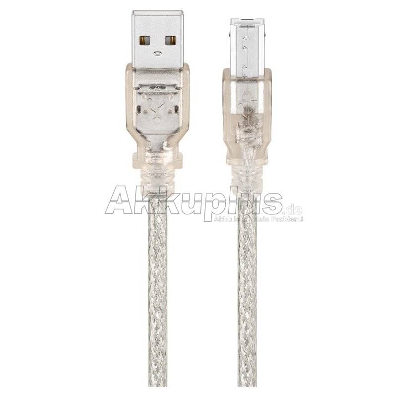 USB 2.0 Hi-Speed-Kabel, transparent