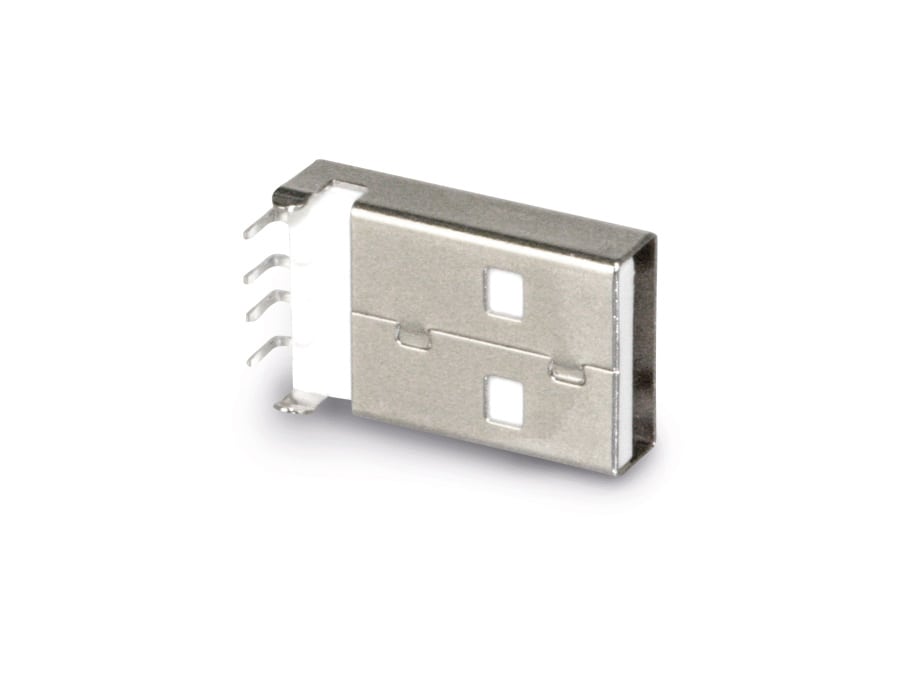 USB-A Einbaustecker, 90° USB-A Einbaustecker, 90° von EVE GmbH