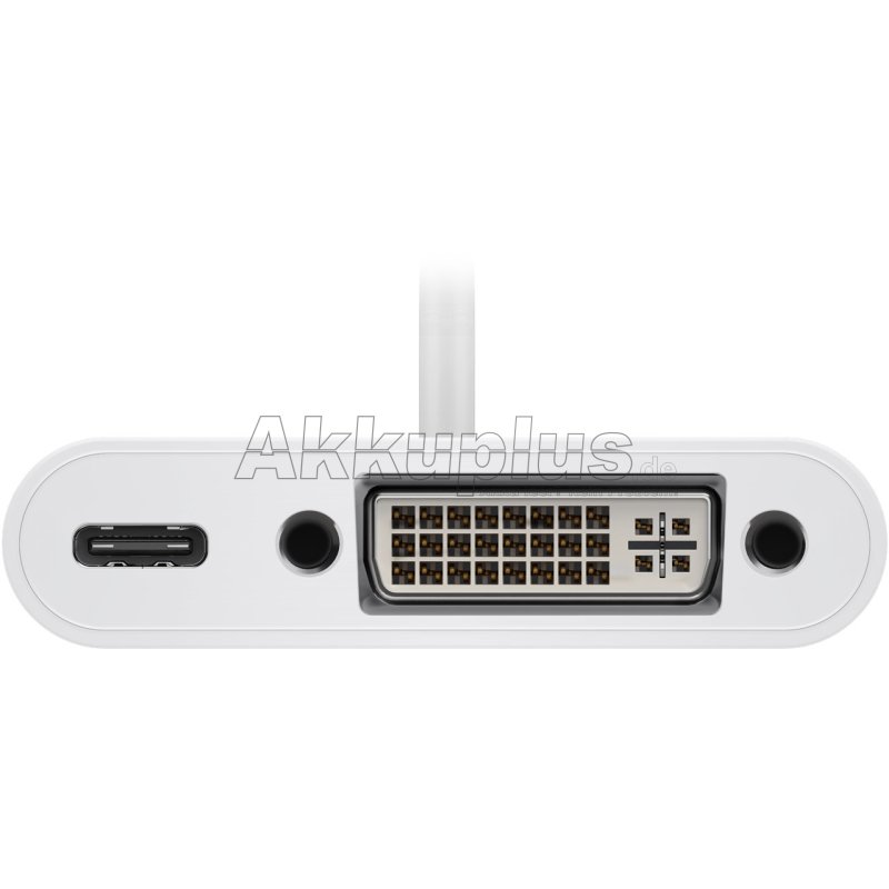 USB-C™-Adapter auf DVI, PD, weiß