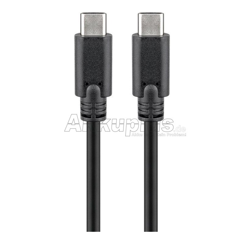 USB-C™ Kabel USB 3.2 Generation 2x2, 5A, schwarz - USB-C™-Stecker > USB-C™-Stecker