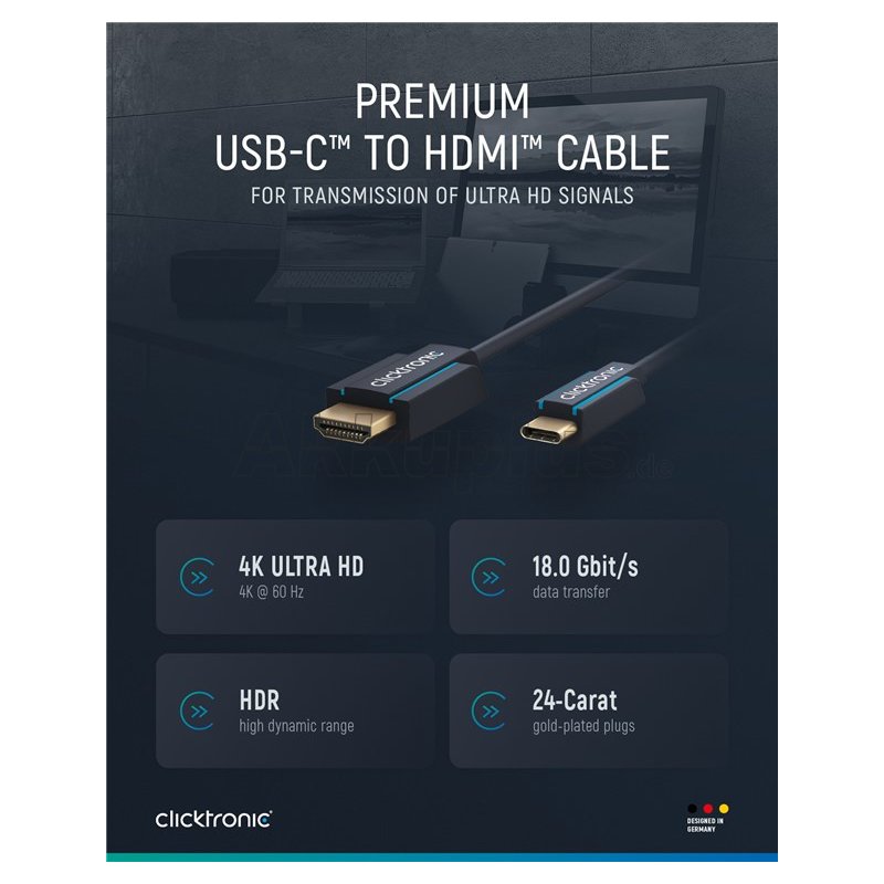 USB-C™-auf-HDMI™-Adapterkabel