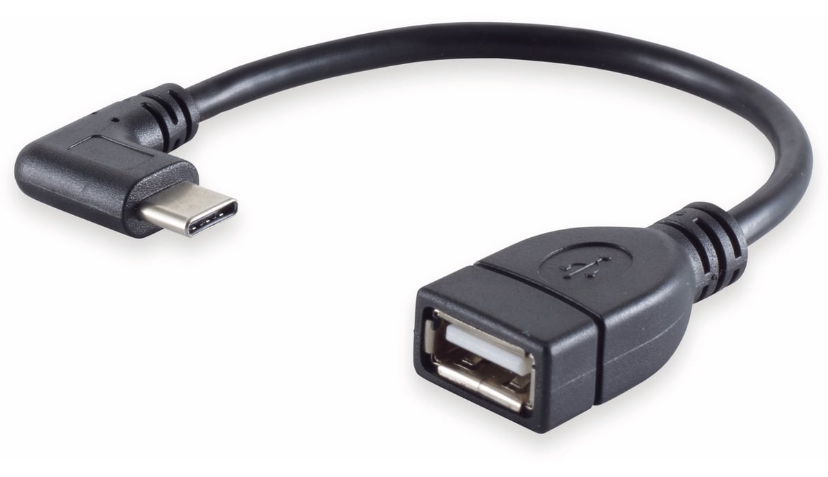 S-IMPULS USB-C Adapter zu USB-A, USB 2.0, 90°, OTG S-IMPULS USB-C Adapter zu USB-A, USB 2.0, 90°, OTG von S-IMPULS