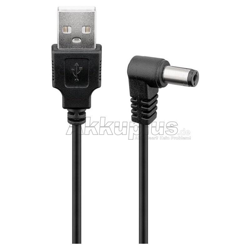 USB-DC-Kabel 5,5 x 2,1 mm, 0,5 m