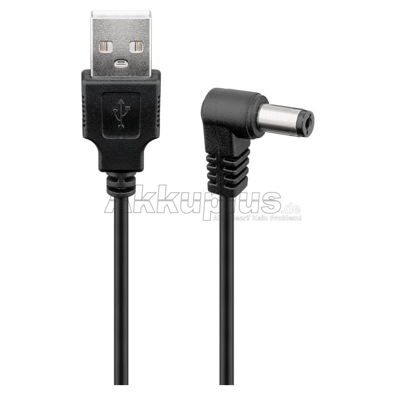 USB-DC-Kabel 5,5 x 2,5 mm, 1,5 m