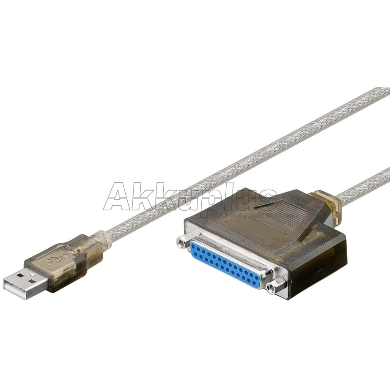 USB-Druckerkabel, Transparent