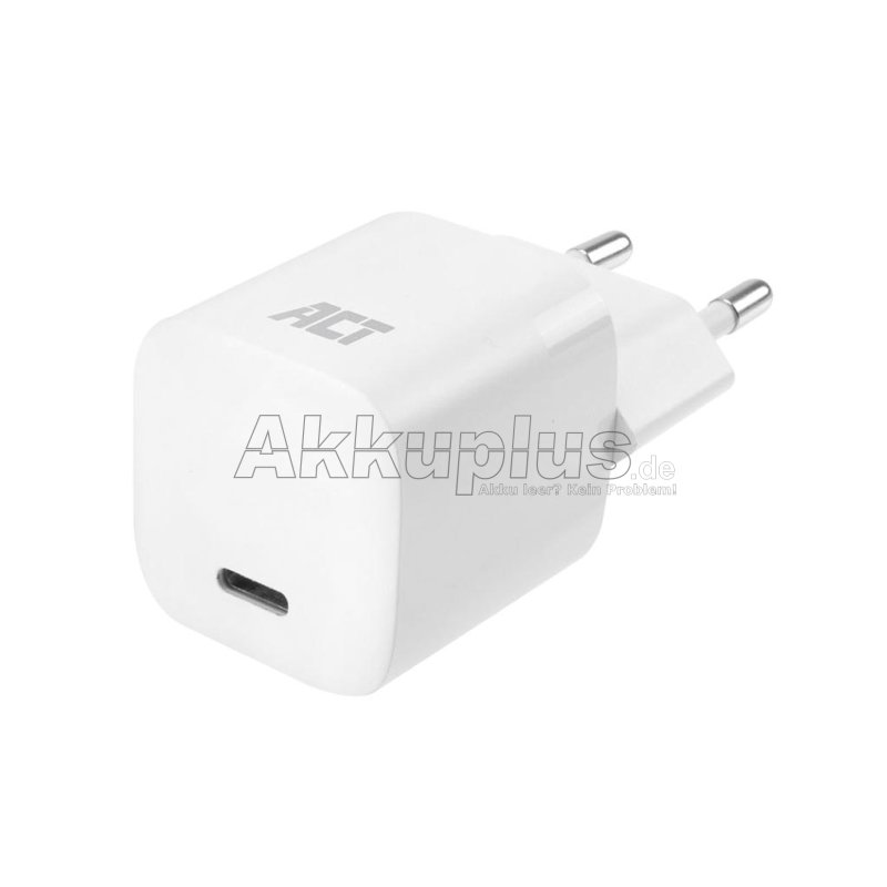USB-Ladegerät, 1 x USB-C, Power-Delivery-Funktion, 30 W, 1,7 A, weiß