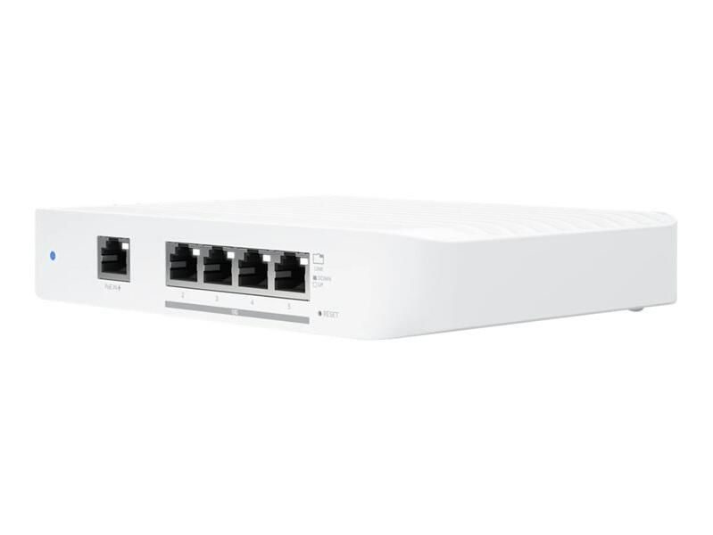 Ubiquiti USW Flex XG Switch Desktop PoE+ - managed - 4 x 100/1000/2.5G/10GBase-T 1 x 10/100/1000 (PoE+) (USW-FLEX-XG)