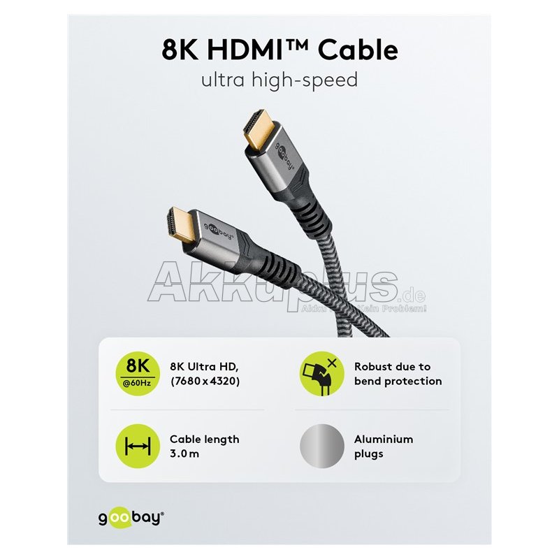 Ultra High-Speed HDMI™-Kabel (8K@60Hz)