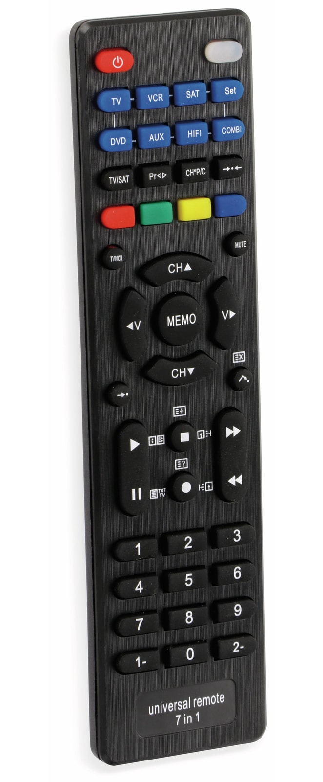 Universal-Fernbedienung, 7in1, schwarz von EDCO Eindhoven