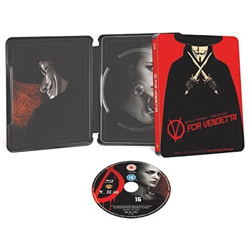 V wie Vendetta Steelbook, Blu-ray, Zavvi exklusiv mit deutschem Ton, nur 2.500 Exemplare, V for Vendetta, Uncut, Regionfree