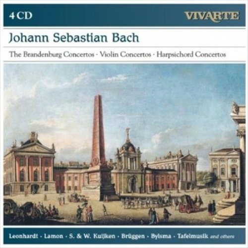 VARIOUS ARTISTS - BACH: THE BRANDENBURG CTOS; VIOLIN CTOS. (4 CD) (1 CD)