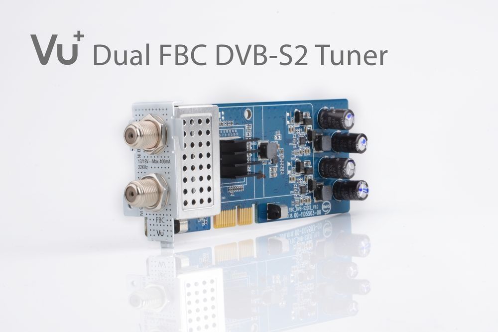 VU+ DVB-S2/S2X FBC Twin Tuner Uno 4K / Ultimo 4K / Duo 4K / Duo 4KSE ( 8 Demodulatoren )