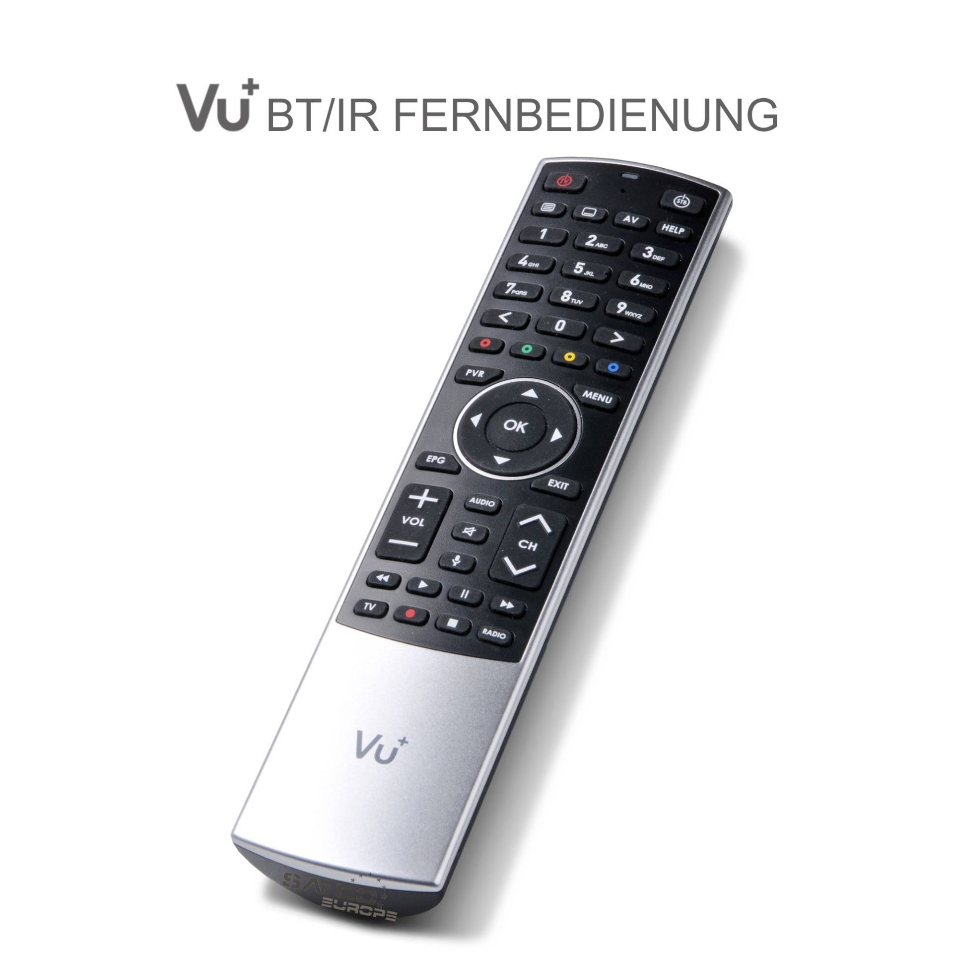 VU+ Fernbedienung BT/IR für alle VU+ Receiver VU+ Fernbedienung BT/IR für alle VU+ Receiver