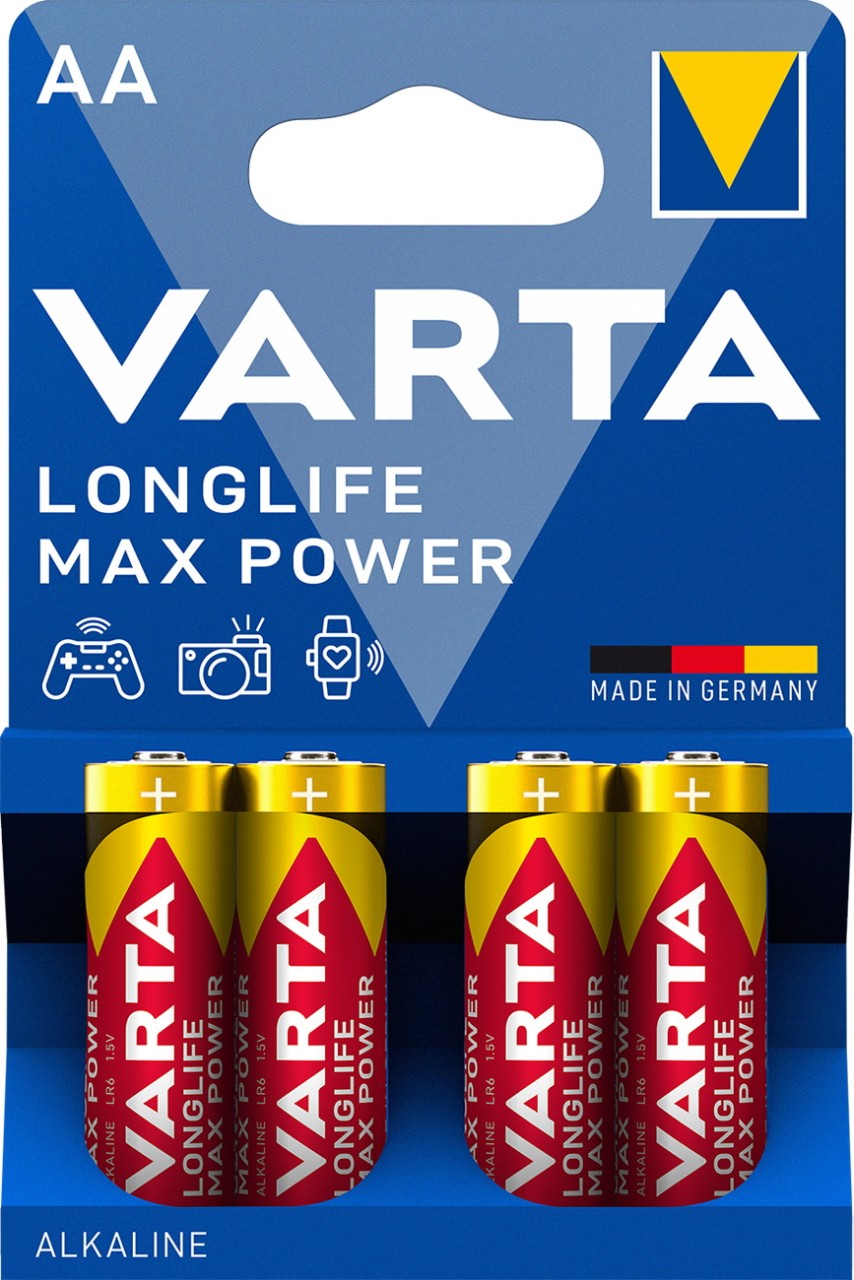 Varta 4706 Maxi-Tech Mignon AA 8 Stück für Wildkamera SpyPoint I Varta 4706 Maxi-Tech Mignon AA 8 Stück für Wildkamera SpyPoint I