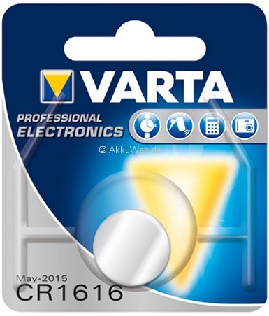Varta Batterie CR1616 Lithium Varta Batterie CR1616 Lithium