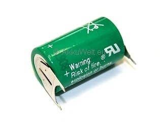 Varta CR1/2AASLF Lithium Batterie mit Stecklötfahne / Print Varta CR1/2AASLF Lithium Batterie mit Stecklötfahne / Print
