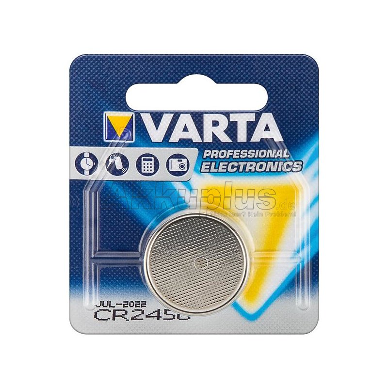 Varta - CR2450 / 6450 - 3 Volt 570mAh Lithium