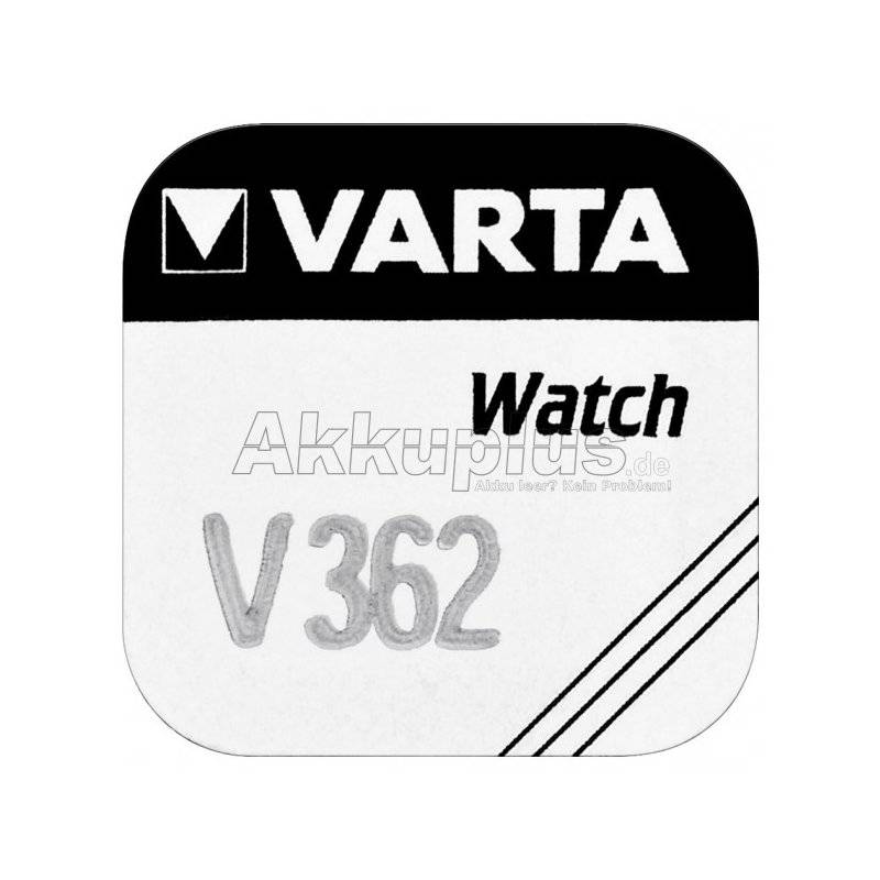 Varta - SR58 / V362 / SR 721 SW - 1,55 Volt 21mAh Silberoxid-Zink