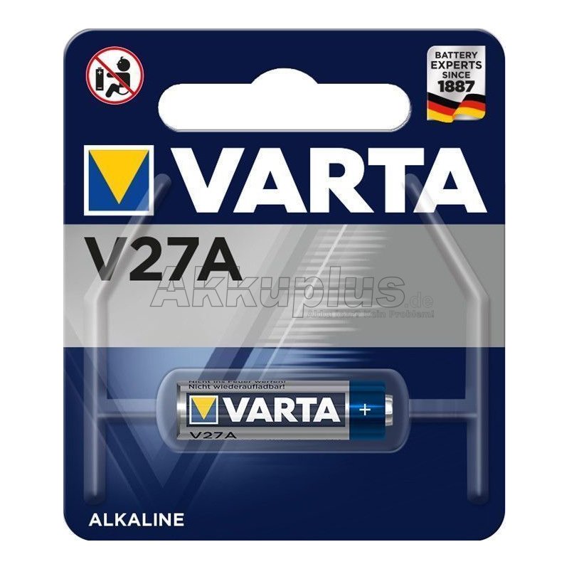 Varta - V27A / LR27 / A27 - 12 Volt AlMn - 1er Blister