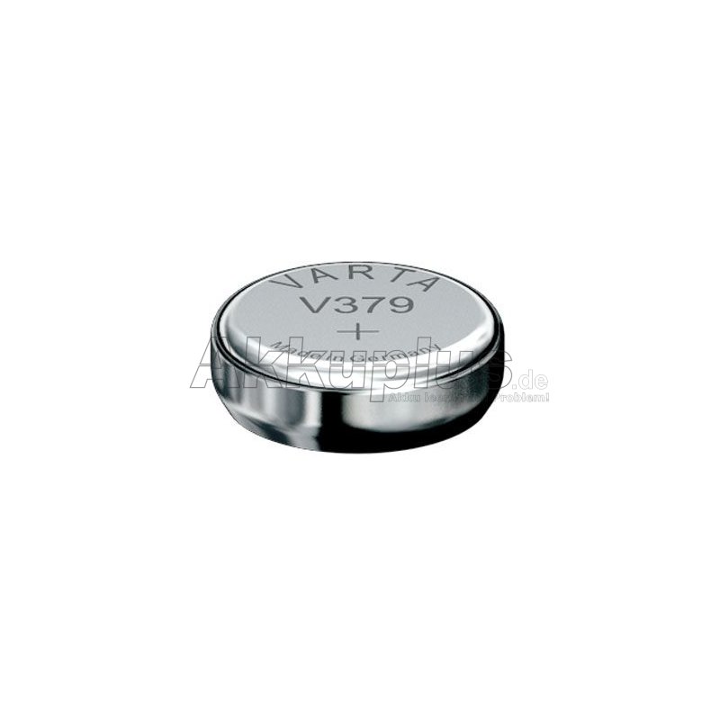 Varta - V379 / SR63 - 1,55 Volt 14mAh Silberoxid-Zink - Knopfzelle, Uhrenbatterie