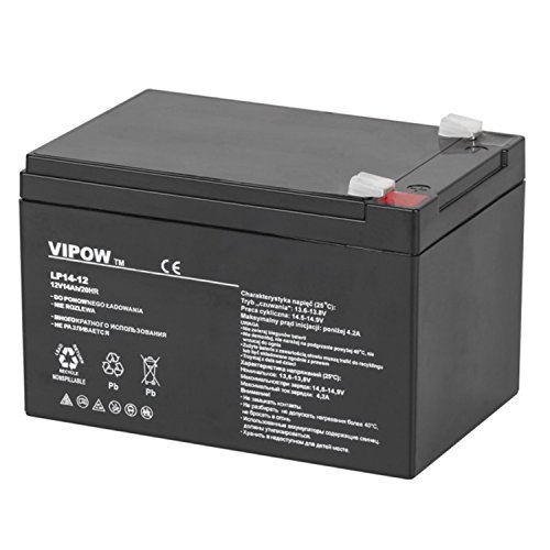 Vipow Gelakku AGM Gelakkumulator Ersatzbatterie Gel Akku Batterie (12V 14Ah)