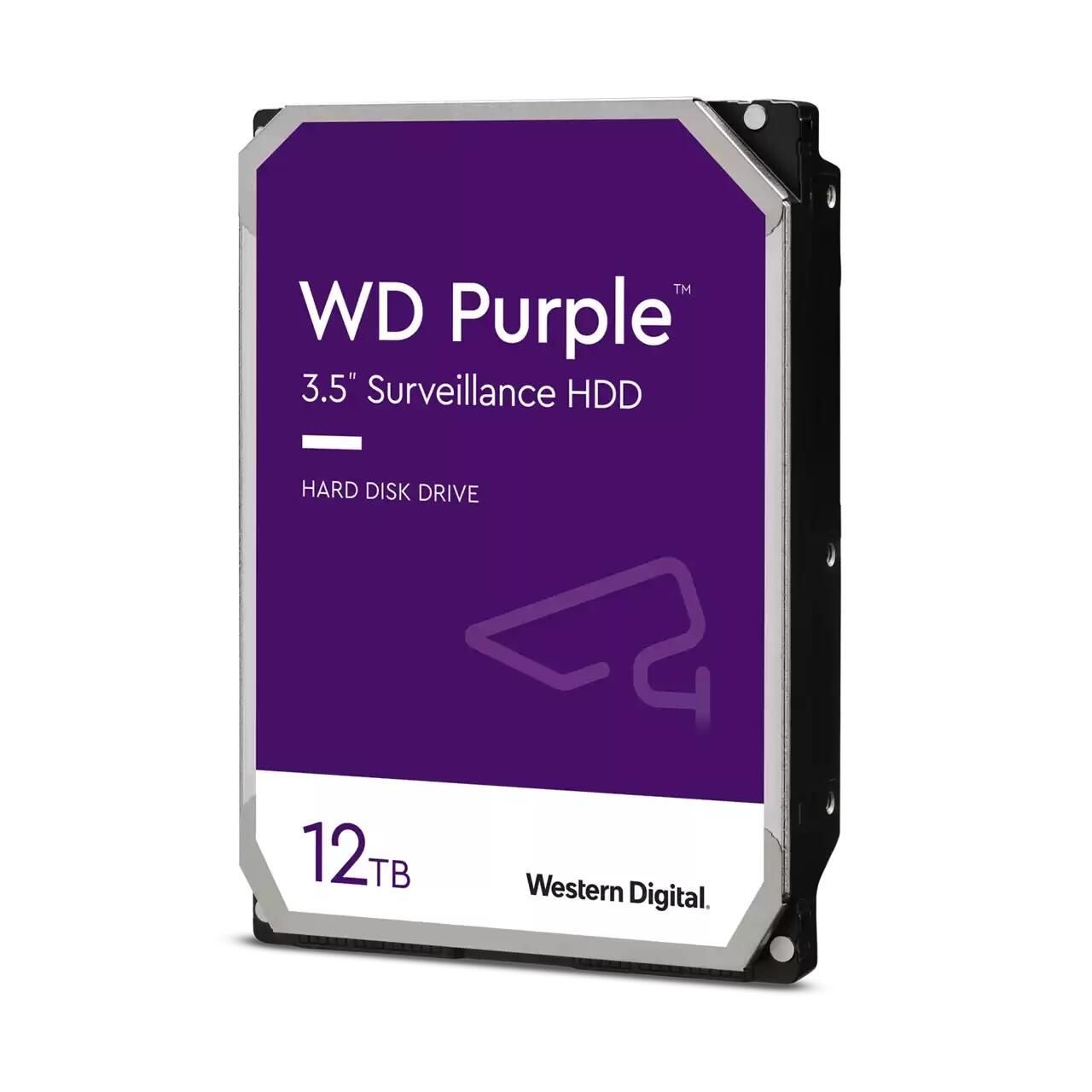 WD Purple Surveillance Hard Drive - 12 TB