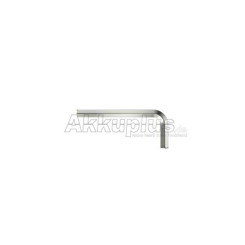 Wiha Stiftschlüssel Sechskant, Zoll-Ausführung kurz, glanzvernickelt (01197) 7/32 x 84 mm, 33 mm