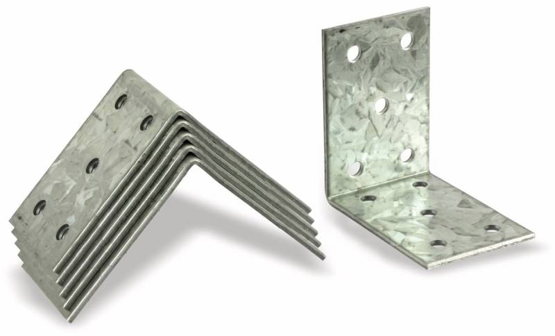 Winkelverbinder, 60x60x40x2 mm, 6 Stück von E.H.G. Lucas GmbH