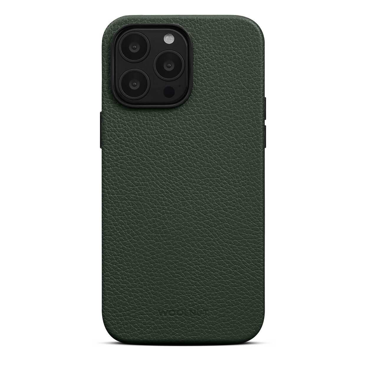 Woolnut Ledercase für iPhone 14 Pro Max, grün