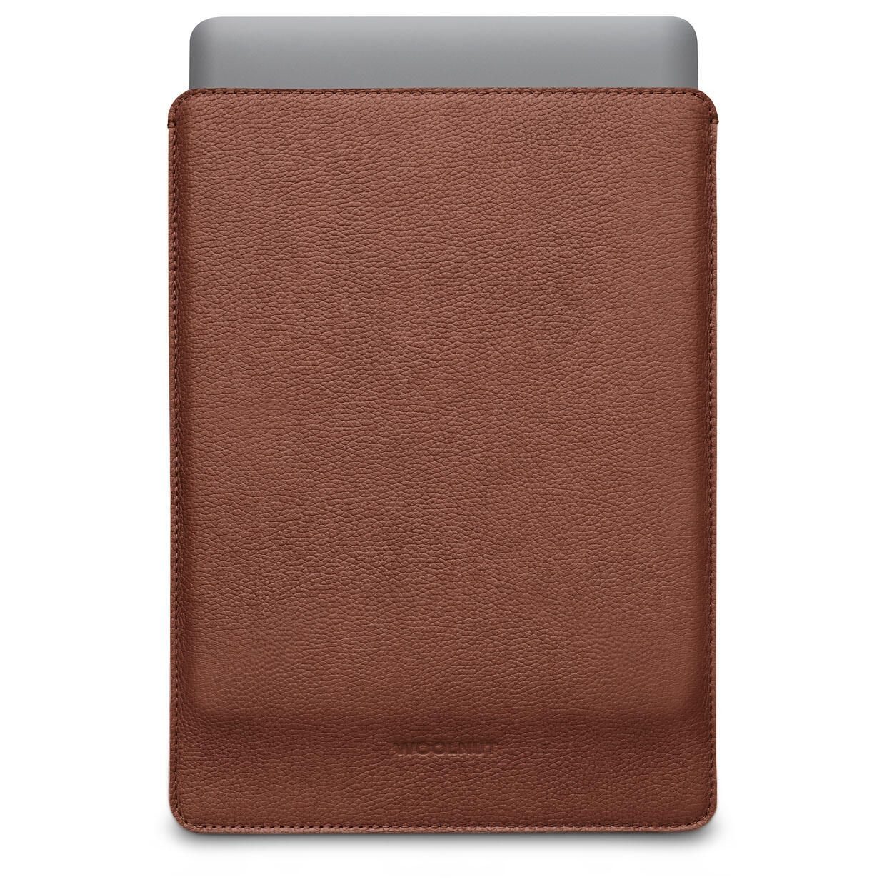 Woolnut Lederhülle für MacBook Pro 14", braun
