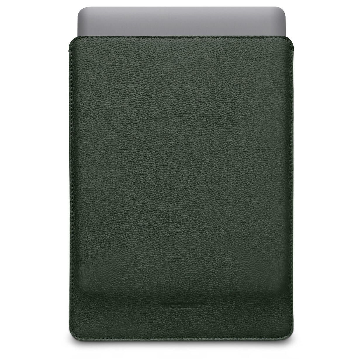 Woolnut Lederhülle für MacBook Pro 16", grün