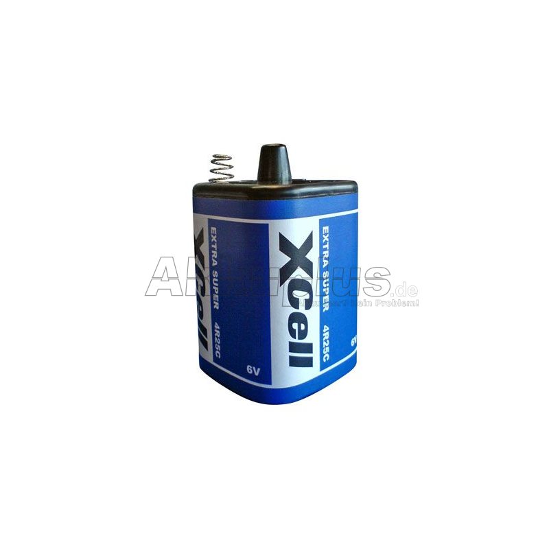 XCell - 4R25C/6V - 4R25 - 6 Volt 9500mAh Zn/C