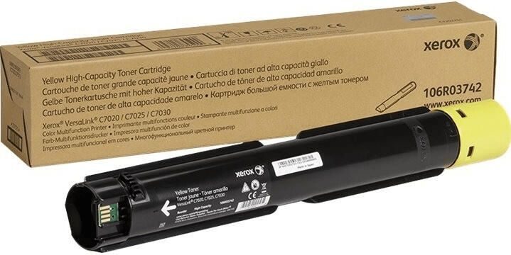 Xerox Original VersaLink C7020/C7025/C7030 Toner gelb 9.800 Seiten (106R03742)