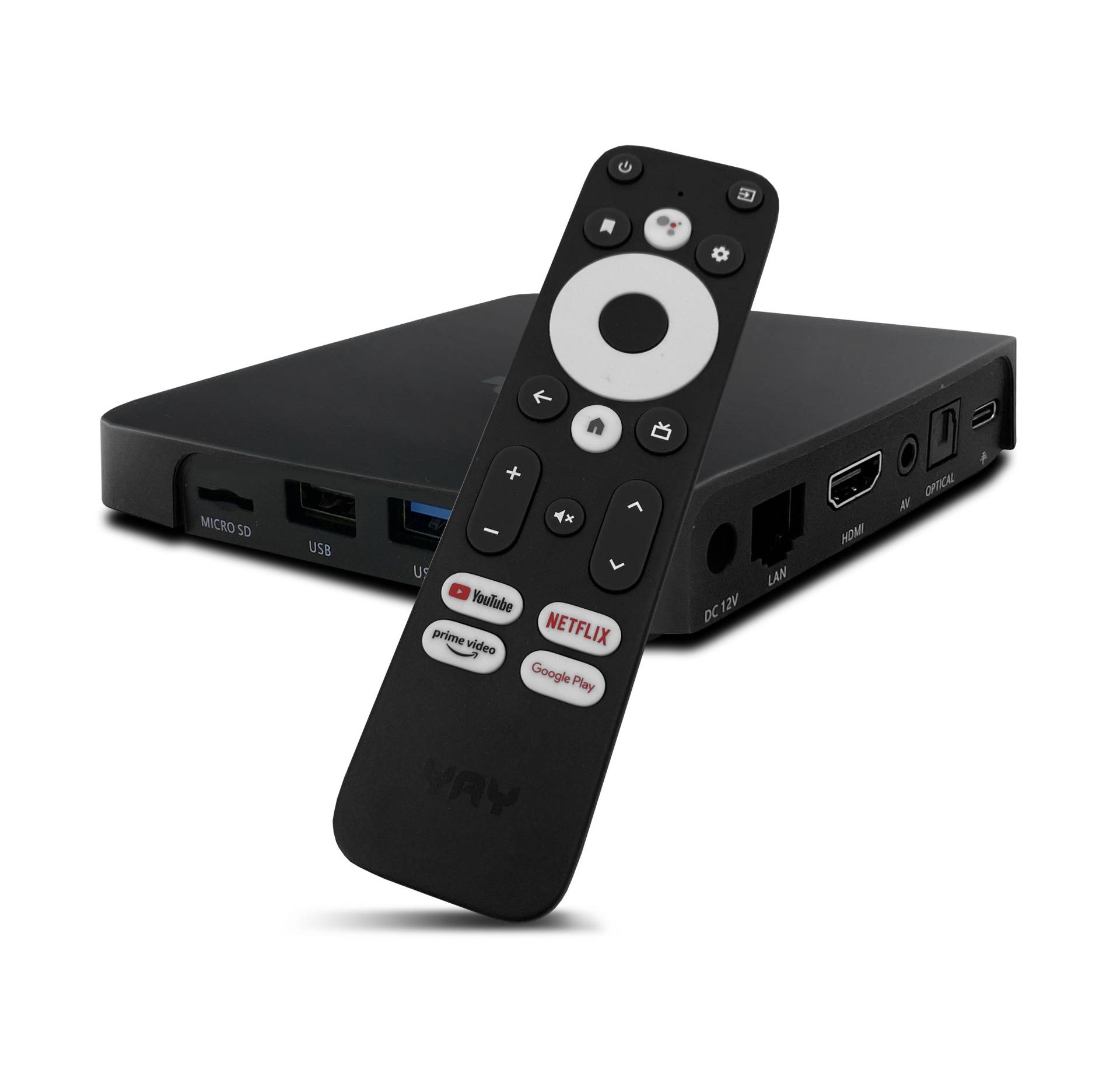 YAY GO Android TV HIGH-END 4K UHD Streaming Box Android 10.0 und Chromecast integriert YAY GO Android TV HIGH-END 4K UHD Streaming Box Android 10.0 und Chromecast integriert