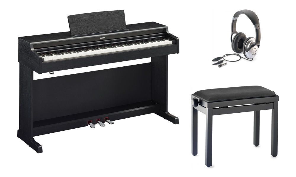 Yamaha ARIUS YDP-165B Set Digitalpiano mit Klavierbank und Kopfhörer