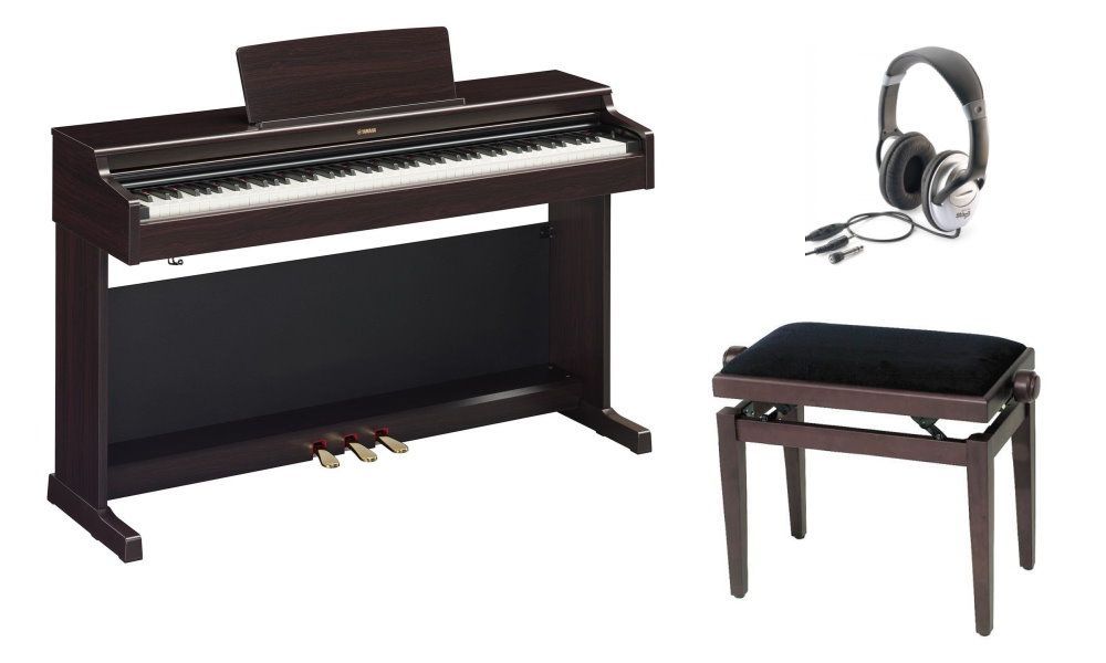 Yamaha ARIUS YDP-165R Set Digitalpiano mit Klavierbank und Kopfhörer