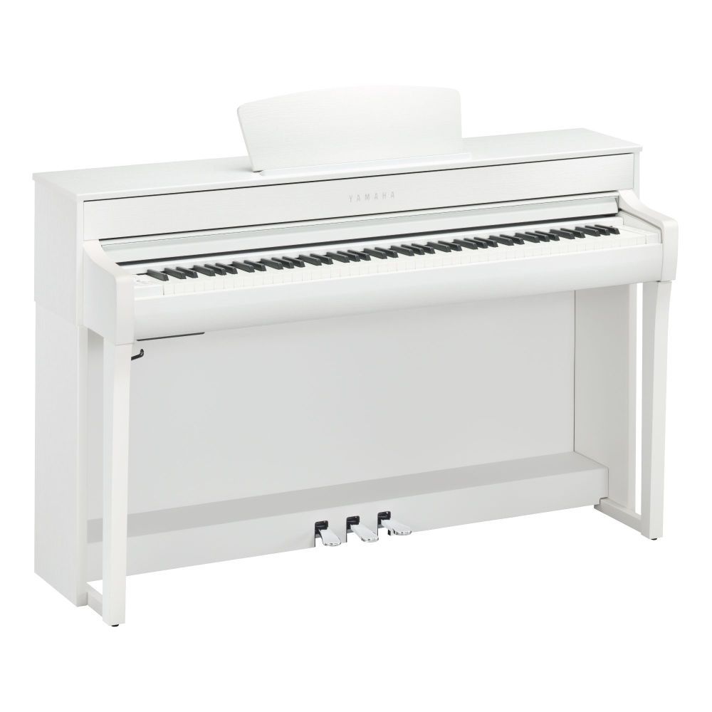 Yamaha CLP-735WH Digitalpiano weiß matt, E-Piano Yamaha mit GH3X-Tastatur
