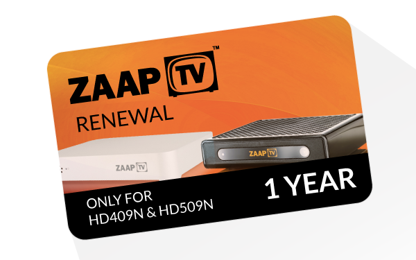 ZaapTV -Arabic- 1 Jahr Verlängerung für HD409N, HD509N, HD609N usw. ZaapTV -Arabic- 1 Jahr Verlängerung für HD409N, HD509N, HD609N usw.