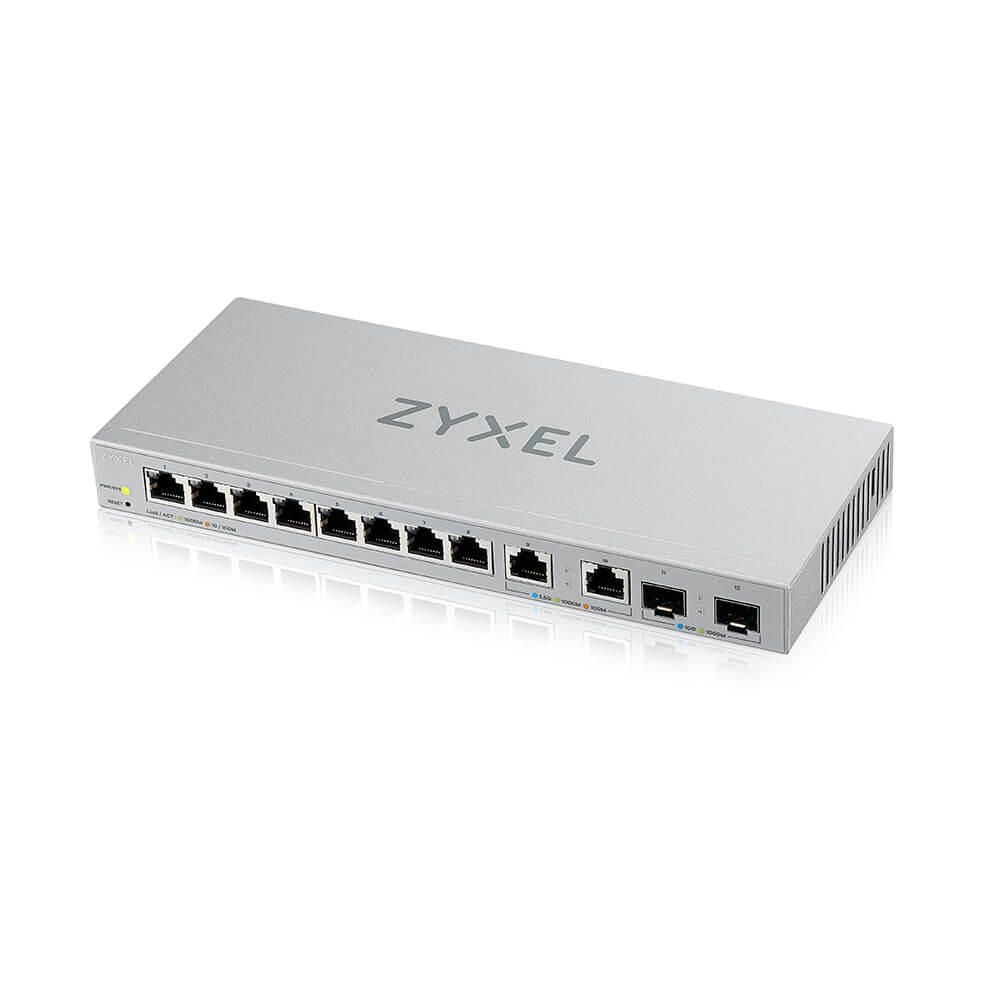 Zyxel Switch 12-Port Multigigabit Ethernet 8-Port Gigabit, 2-Port 2.5 Gbps, 2-Port SFP+ Web managed