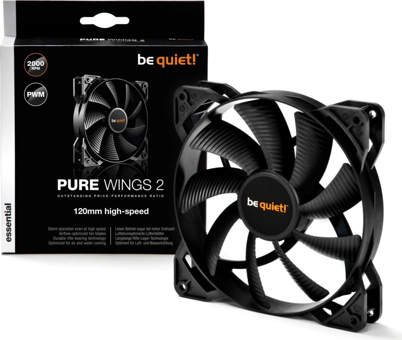 be quiet Pure Wings 2 PWM High-Speed, 120 mm