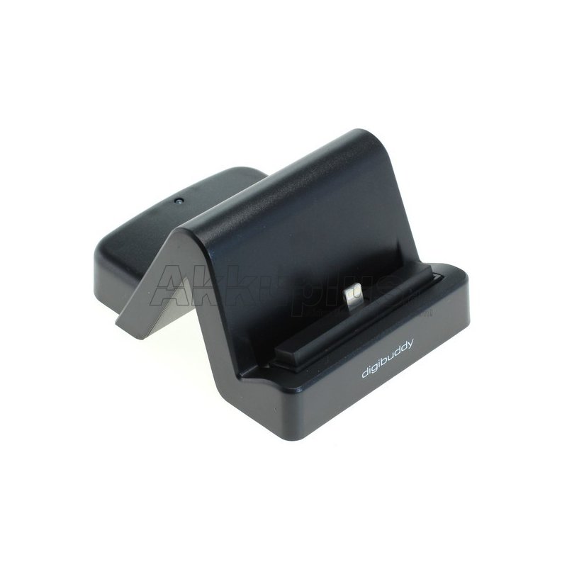 digibuddy - USB Dockingstation 1401 kompatibel mit iPhone / iPad - variabler Connector - schwarz