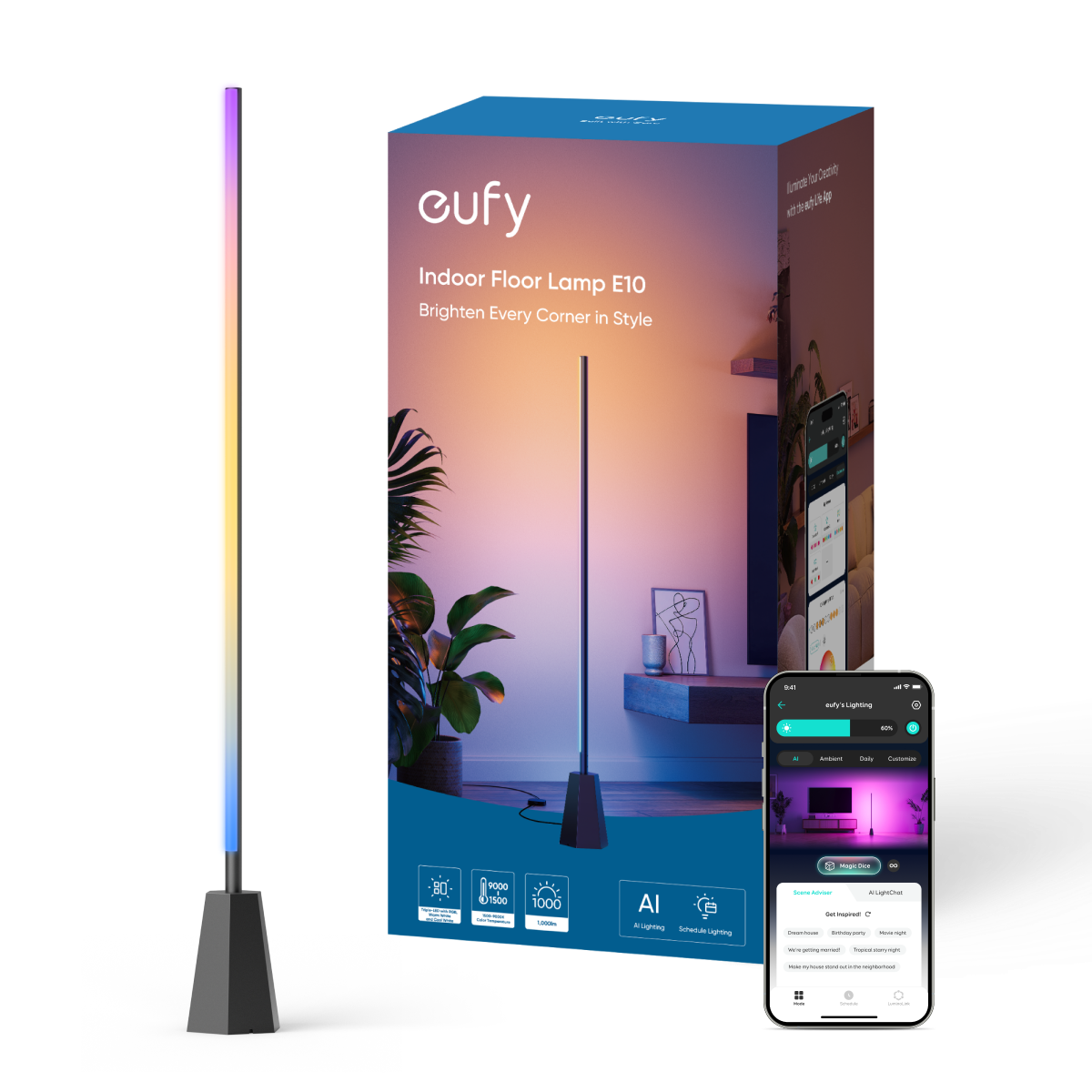 eufy Zimmer-Stehlampe E10 eufy Zimmer-Stehlampe E10
