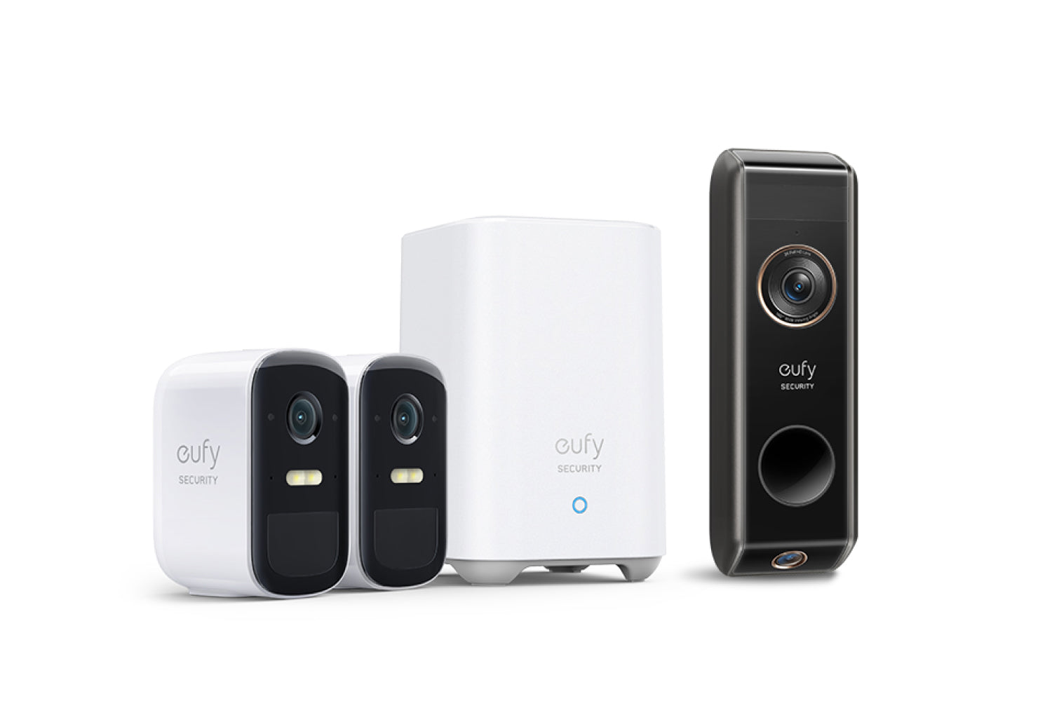 eufyCam S220 (eufyCam 2C Pro) +Video Doorbell S330 Add-on Unit copy white