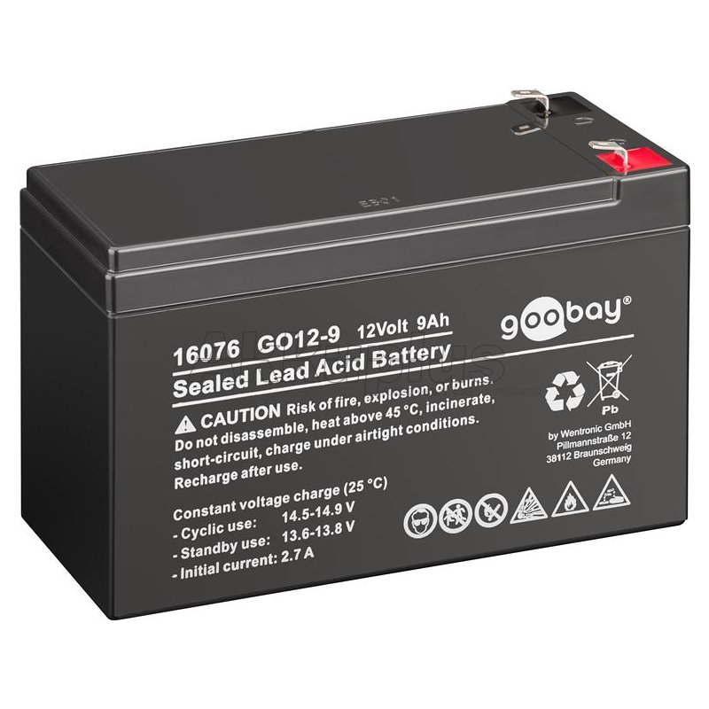 goobay - GO12-9 - 12 Volt 9000mAh Pb