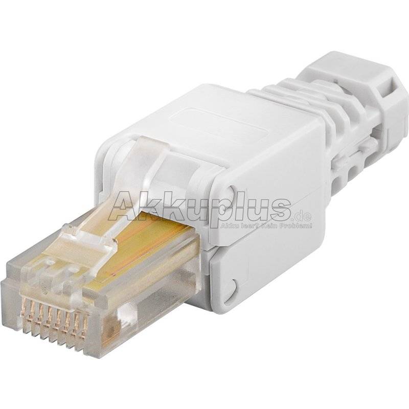 goobay - Werkzeugfreier RJ45 Stecker CAT 5e UTP ungeschirmt