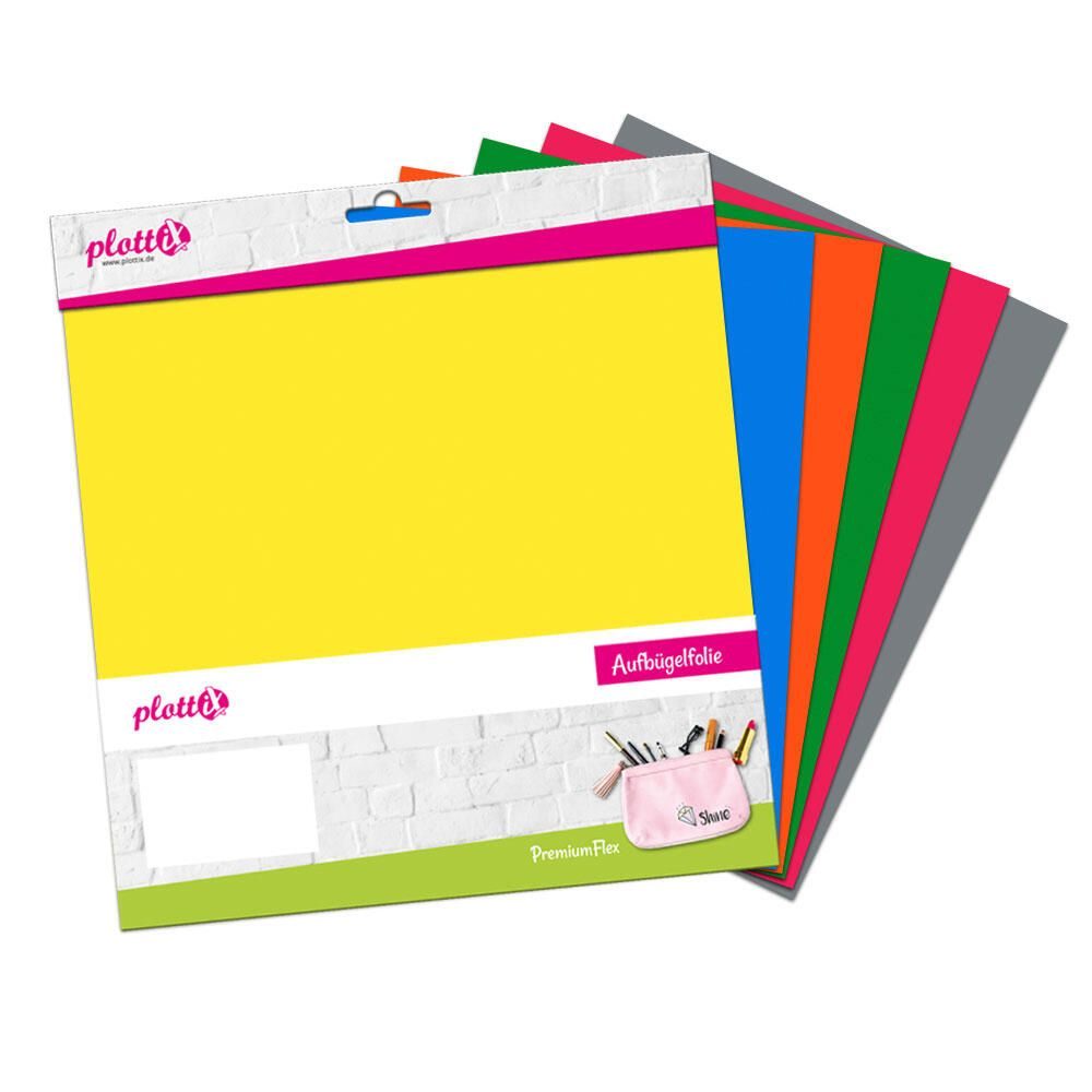 plottiX PremiumFlex Bundle 2 - 6 Stück (30 cm x 30 cm)