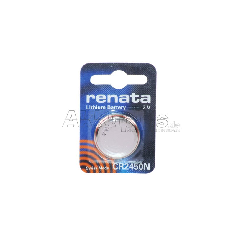 renata - CR2450N - 3 Volt 540mAh Lithium
