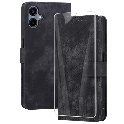 binandteam Handyhülle für Samsung Galaxy A06 4G Hülle mit Schutzfolie,Premium Pu Lederhülle Magnet Klappbar Flip Case Stoßfest Schutzhülle - Schwarz binandteam Handyhülle für Samsung Galaxy A06 4G Hülle mit Schutzfolie,Premium Pu Lederhülle Magnet Klappbar Flip Case Stoßfest Schutzhülle - Schwarz von binandteam