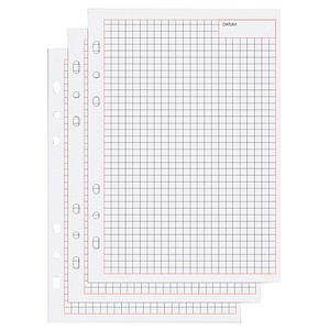 50 bind Ringbuch-Ergänzungsblätter kariert A5 von bind