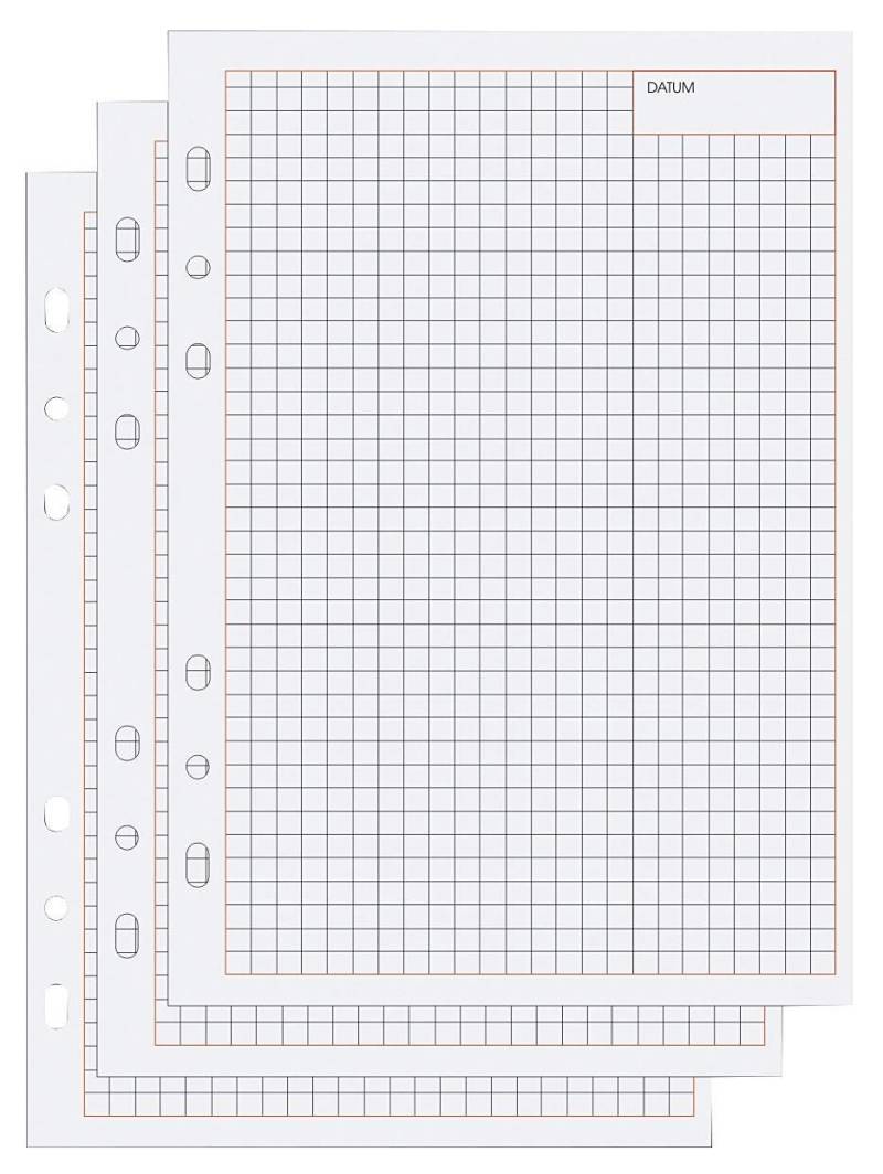 bind Ringbuch-Ergänzungsblätter DIN A5, 50 Blatt von bind